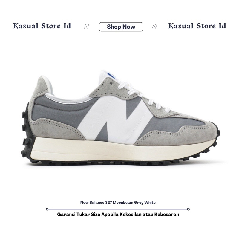 New Balance 372 Moonbeam Grey White