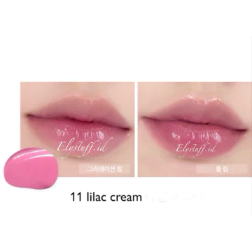 READY R0MND Dewyful Water Tint Glossy Colorful In Coral Chili Up Lilac Cream Liptint