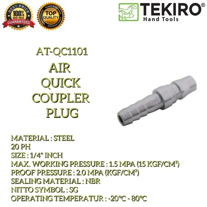 Jual Tekiro Quick Coupler Plug PH 20 1/4