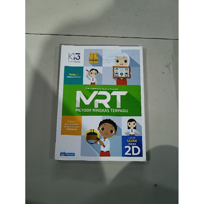 Jual Buku MRT Metode Ringkas Terpadu Untuk SD Kelas 2D K13 Edisi Revisi ...