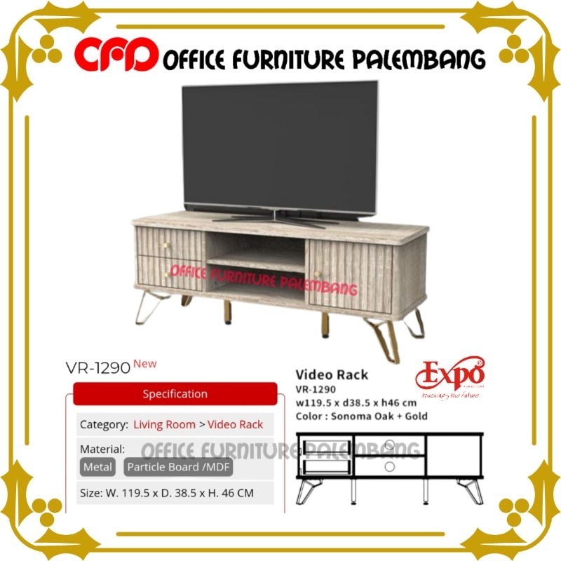 Jual rak tv expo VR 1290 meja tv minimalis buffet tv credenza | Shopee ...