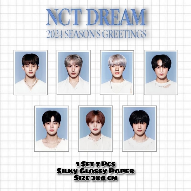Jual NCT Dream Season Greeting 2024 Pas Foto ID Photo 1 set Shopee