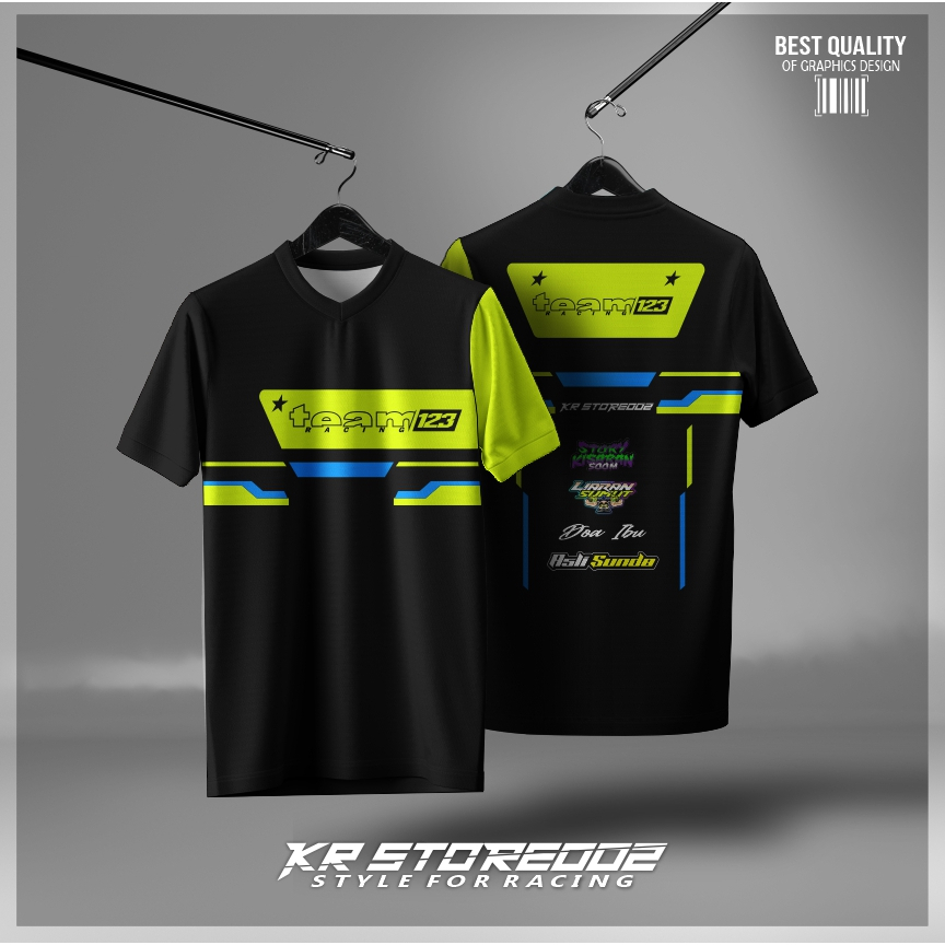 Jual baju jersey team racing race full printing custom desain unisex ...