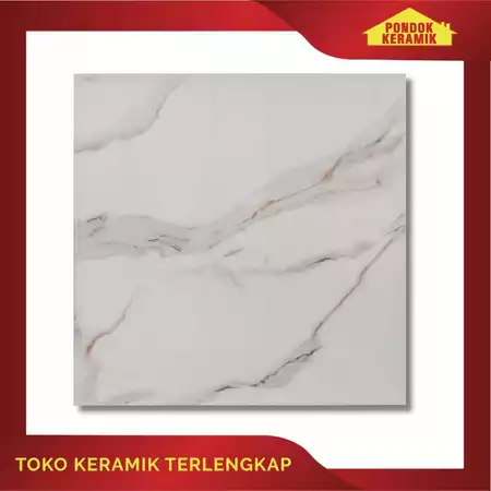 Keramik Lantai Otis 50x50 Arnett Gold / Keramik Lantai Motif Marble