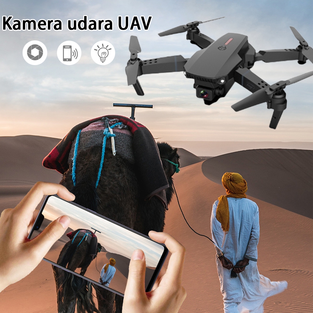 Jual Drone E88 Pro Shoot D2 Murah Original Indoor Outdoor Single Camera