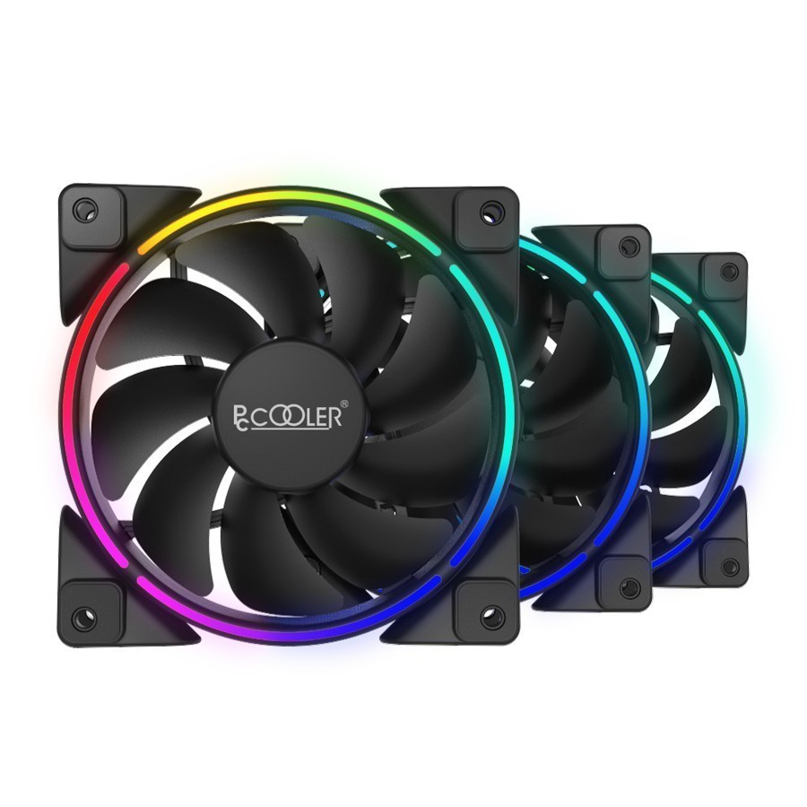 Jual PCCooler CORONA FRGB 3IN1 Fan Pack RGB SYNC Fan Case Shopee Indonesia