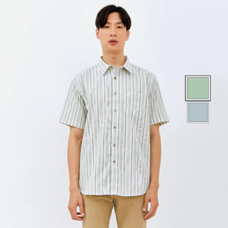 M231 Kemeja Pria Stripe Pendek 0135
