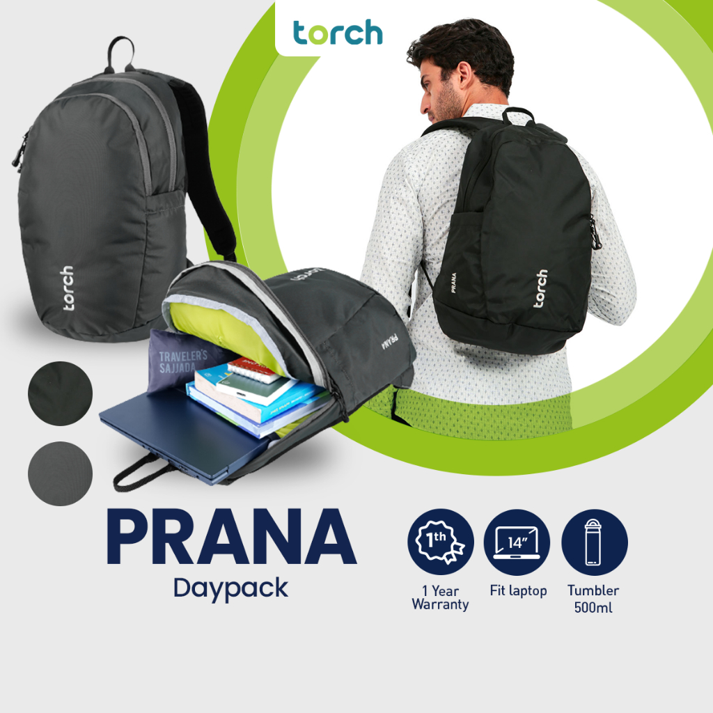 Jual TORCH Prana Backpack Ransel Casual Klasik Simpel Minimalis ...