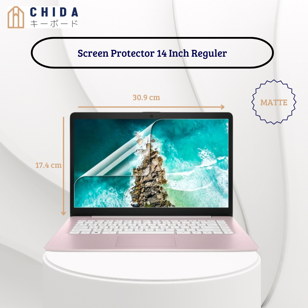 Jual Screen Protector Anti Gores laptop 14 Inch Matte reguler / Screen
