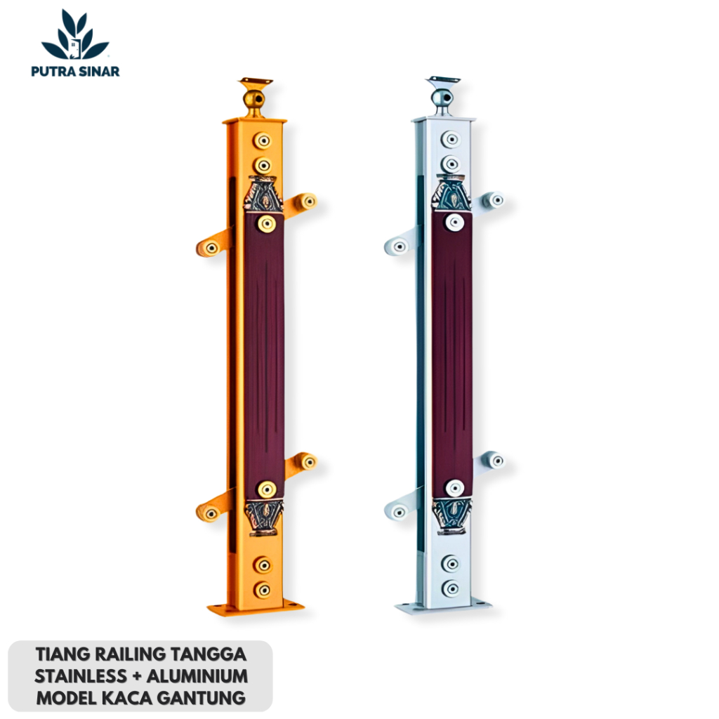 Jual Tiang Railing Tangga Model Kaca Gantung | Shopee Indonesia