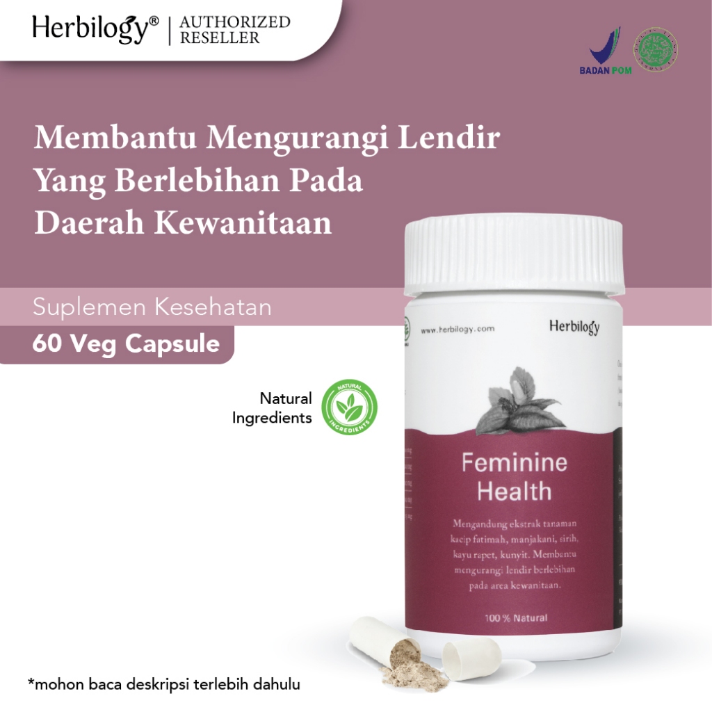 Jual Herbilogy Feminine Health Capsule 60 Capsules Shopee Indonesia 6255