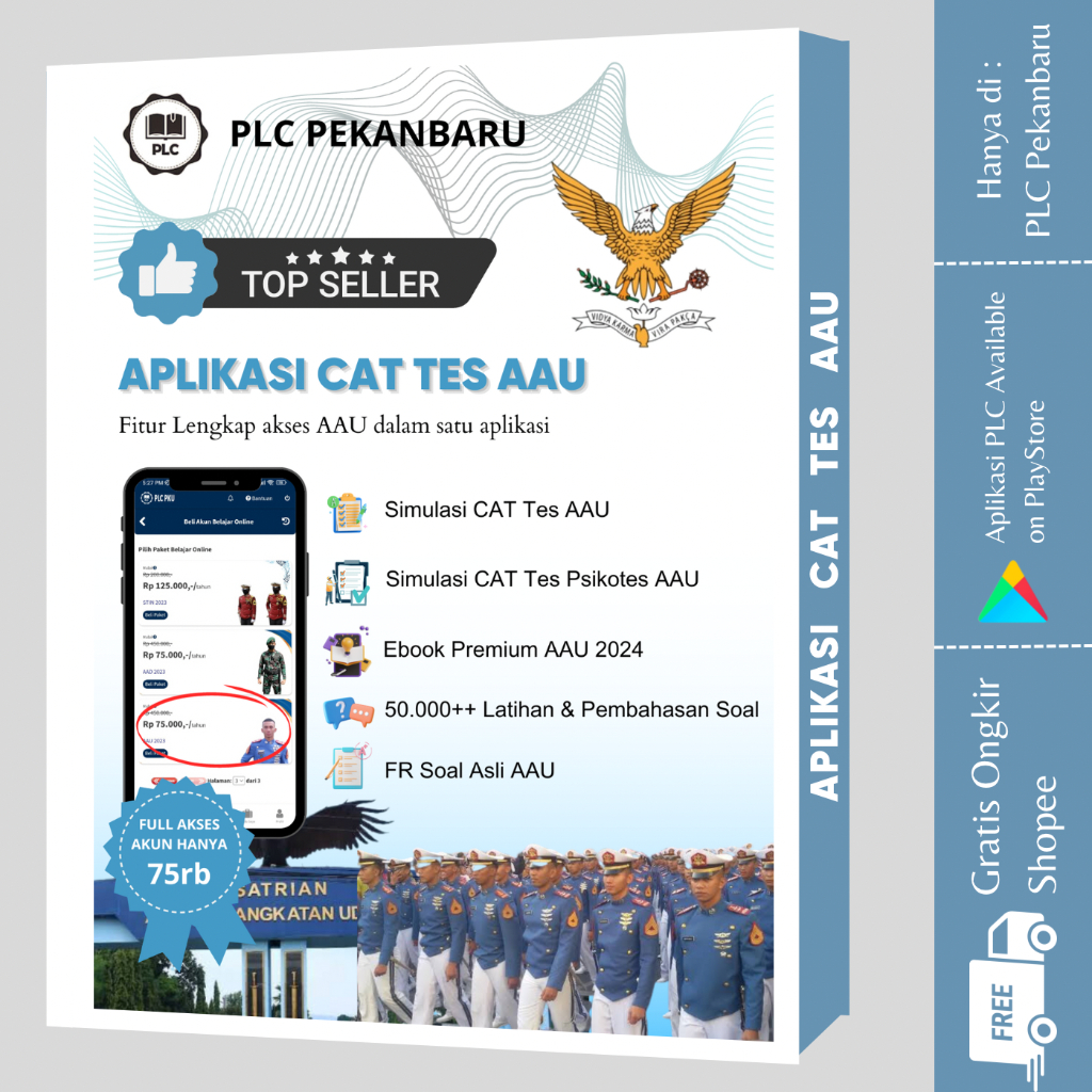 Jual Aplikasi Cat Aau Akun Belajar Online Aau Tryout Aau Akun Aau Full