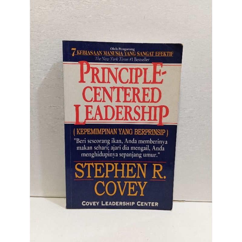 Jual Buku Principle Centered Leadership By Stephen R Covey | Shopee ...