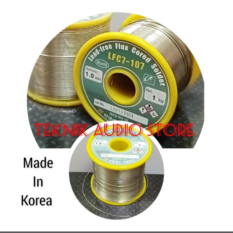 Jual Timah Solder Lead-free Flux Cored 1.0mmHigh Quality Harga 1roll ...