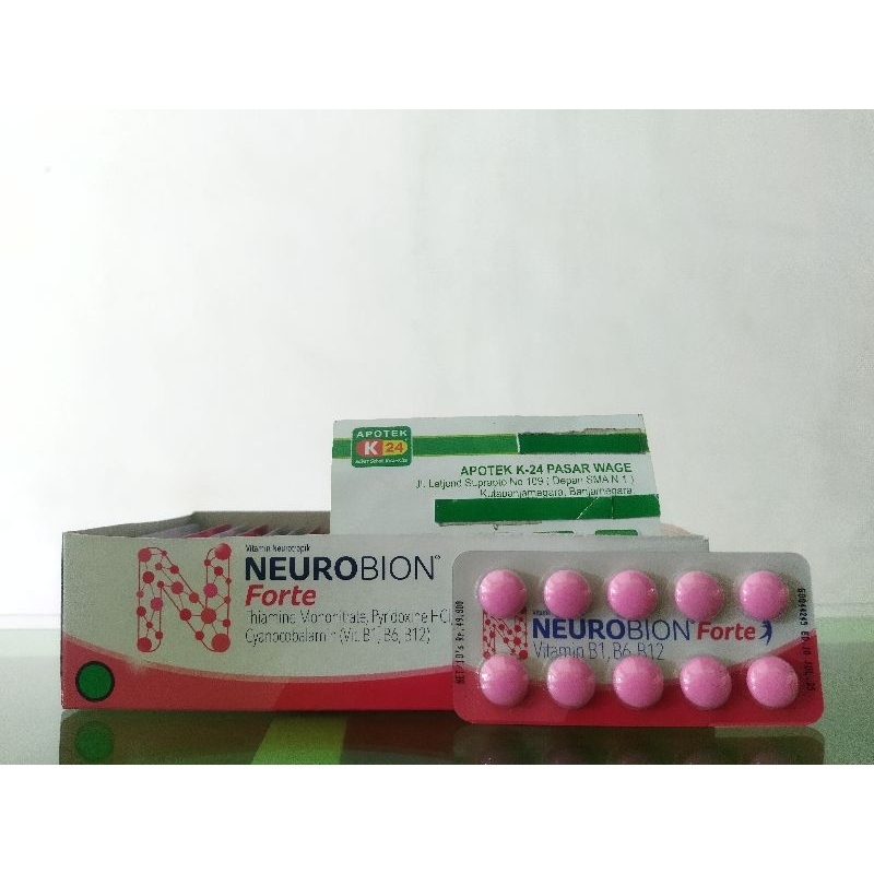 Jual Neurobion Forte Fc Tablet 1 Dos Isi 25 Strip @10 Tablet (per Strip ...