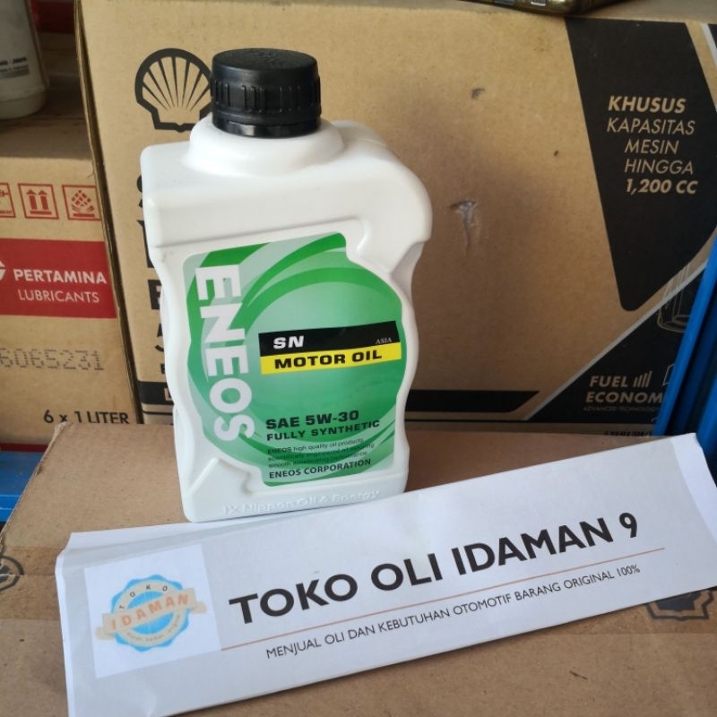 Jual ENEOS MOTOR OIL 5W30 SN ISI 1 LITER Shopee Indonesia