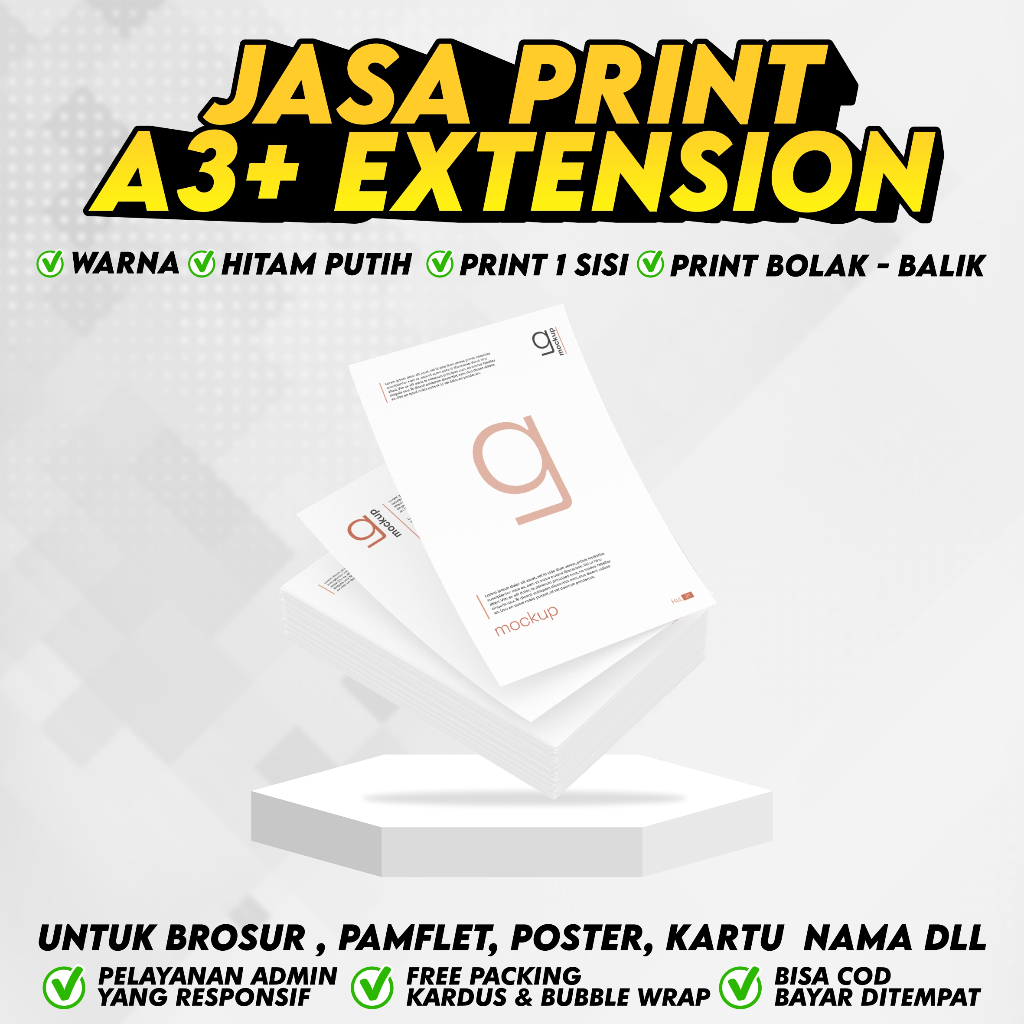 Jual CETAK A3+ MURAH PRINT KERTAS ART PAPER DAN KERTAS ART CARTON Shopee Indonesia