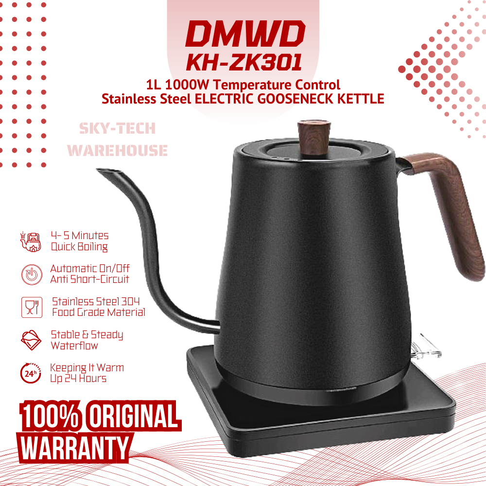 Jual Electric Gooseneck Kettle 1L Mechanical On/Off Shopee Indonesia