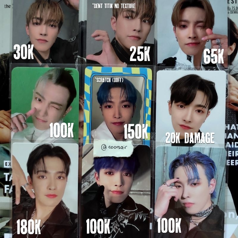 Jual [READY STOCK] Photocard event pob album Hongjoong Mingi Jongho