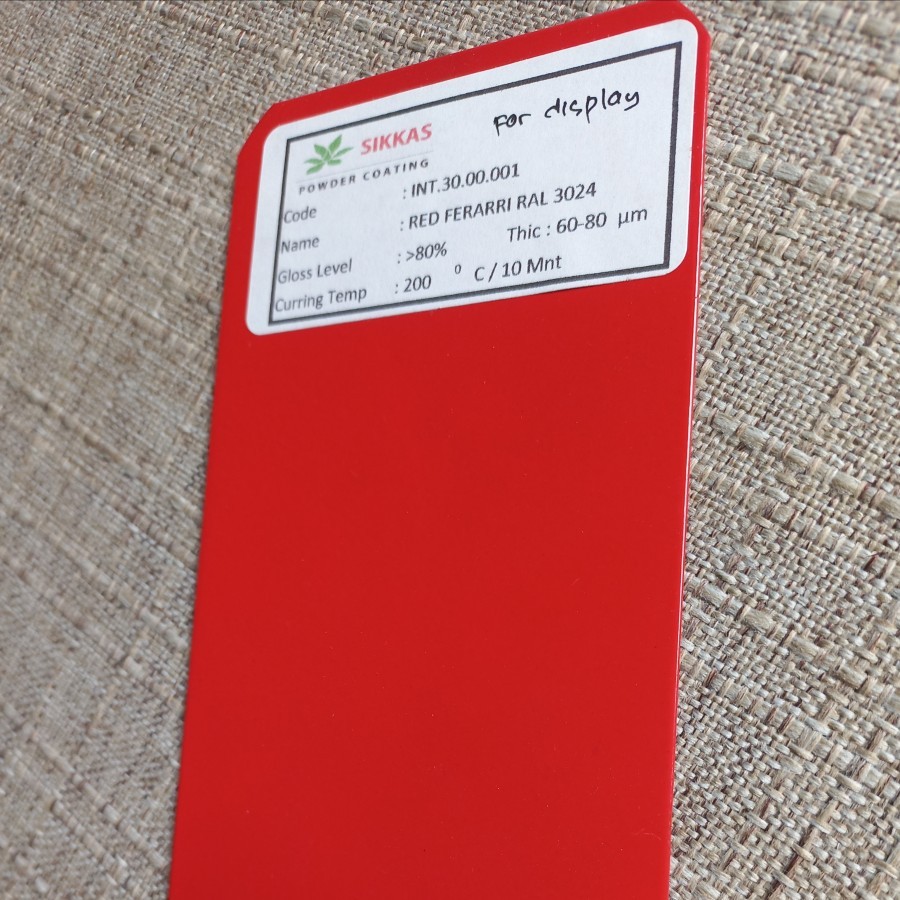 Jual POWDER COATING WARNA RED FERRARI RAL 3024 - HARGA 1 KG POWDER ...