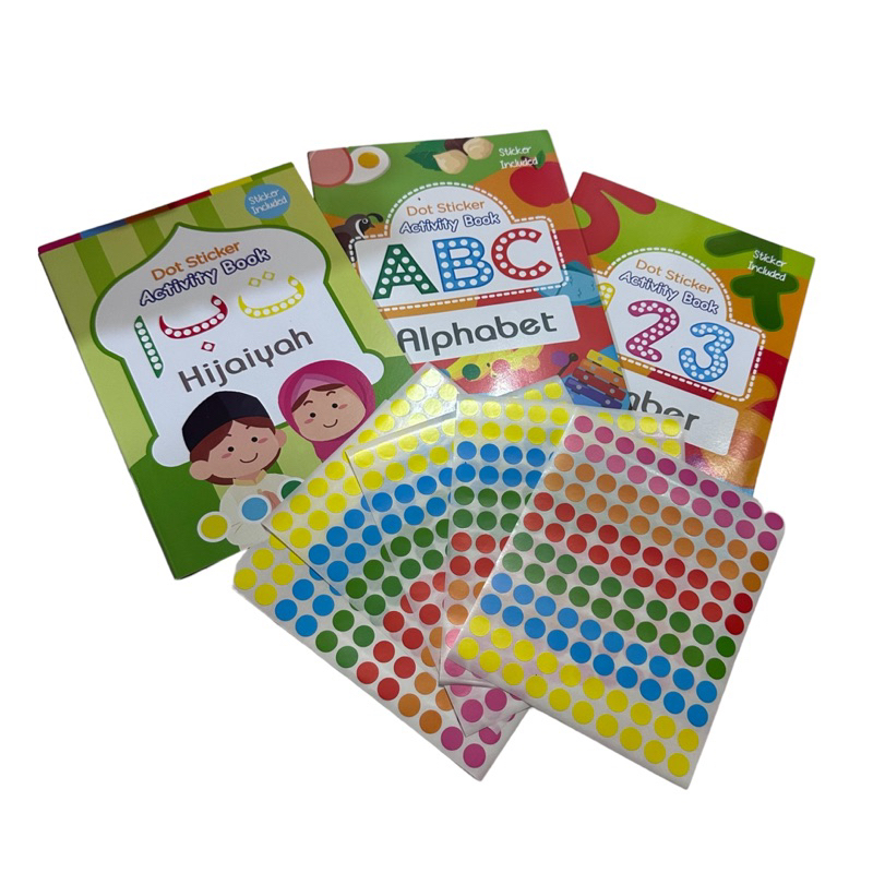 Jual BUKU AKTIVITAS DOT STICKER Gratis Stiker Dot 5 Lembar/ Tema Abc ...