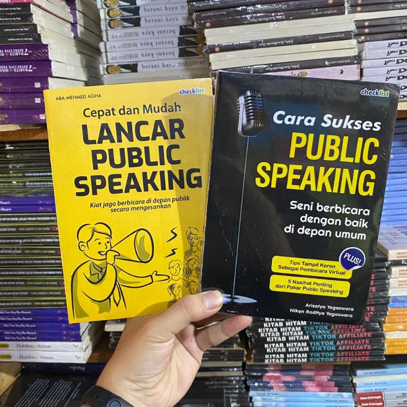 Jual Paket 2 Buku Cepat Dan Mudah Lancar Piblic Speaking Cara Sukses Public Speaking Shopee 9222