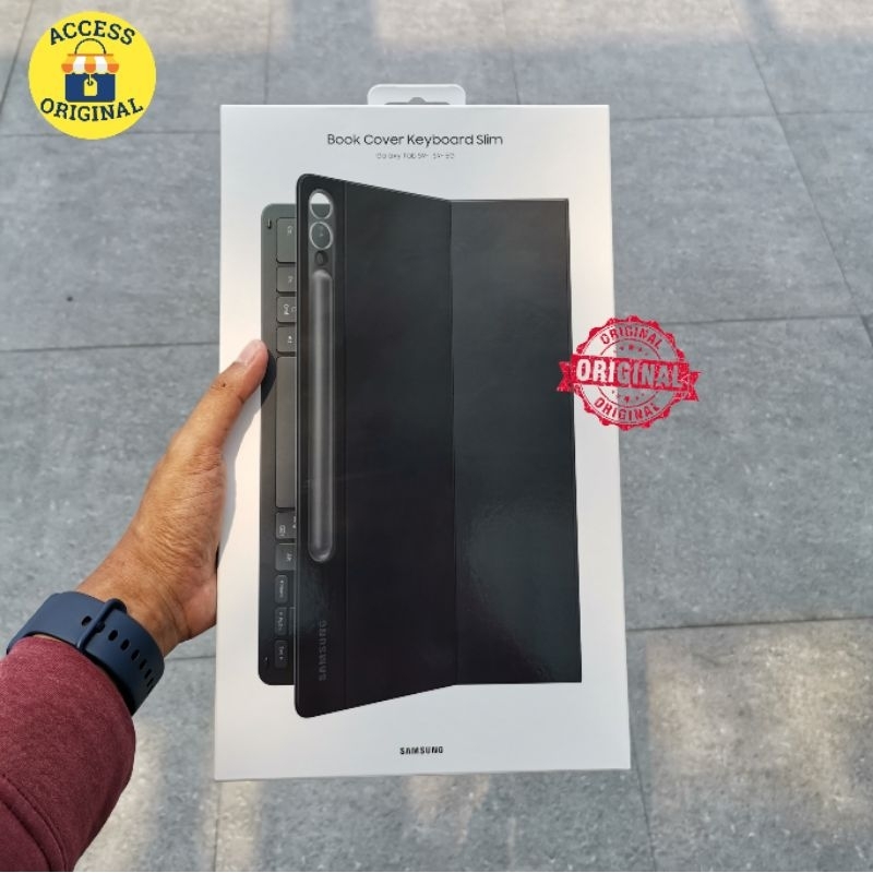 Jual Book Cover Keyboard Slim Version Samsung Tab S9 Fe Plus Tab S9 Fe+ ...
