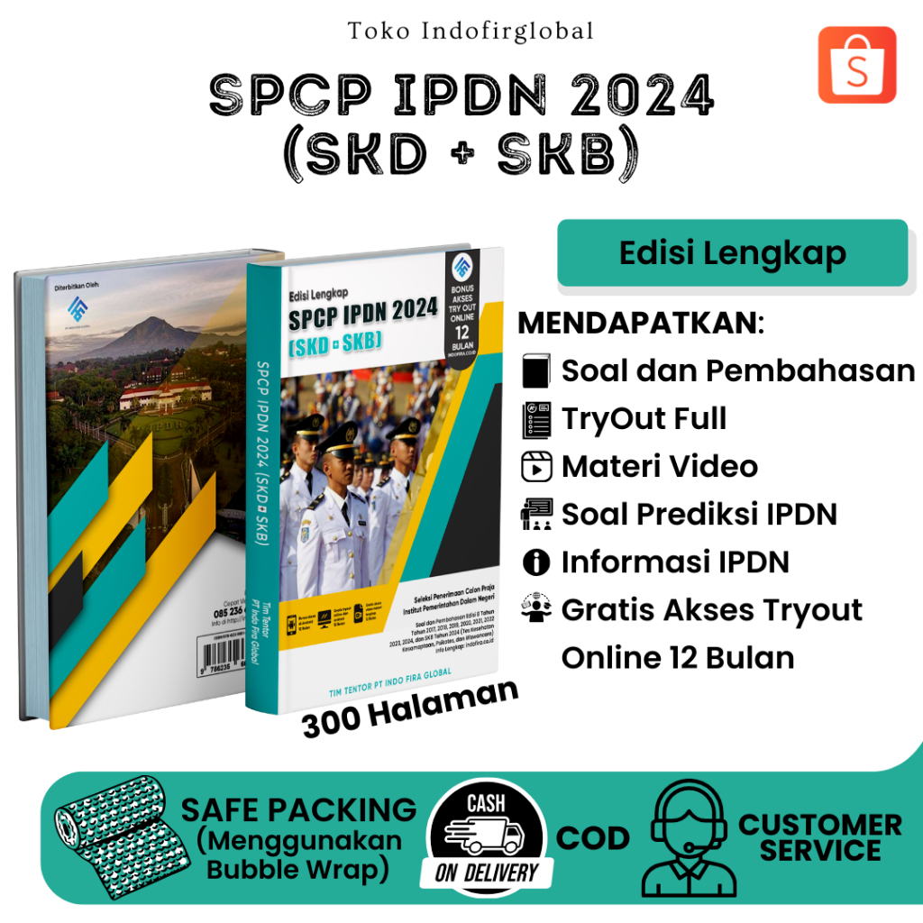 Jual Buku Terbaru SPCP IPDN 2024 [SKD + SKB] (Edisi Lengkap + Free ...