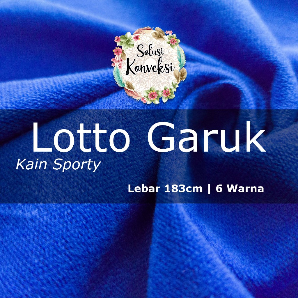 Jual 1 Kg Kain LOTTO GARUK per Kg Kain Olahraga Bahan Baju Olahraga