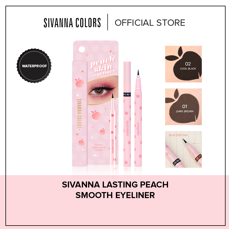 Jual Eyeliner Sivanna | Lasting Peach Smooth Eyeliner - HF5102 ...