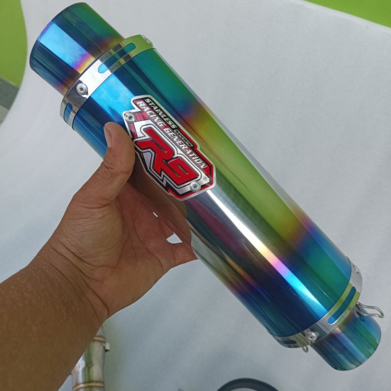 Jual Knalpot racing R9 mugelo motor matic beat vario mio pcx adv nmax ...