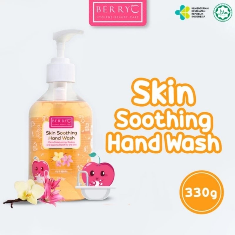 Jual BerryC Skin Soothing Hand Wash 330gr Sabun Cuci Tangan Aman untuk Kulit Sensitif Bayi
