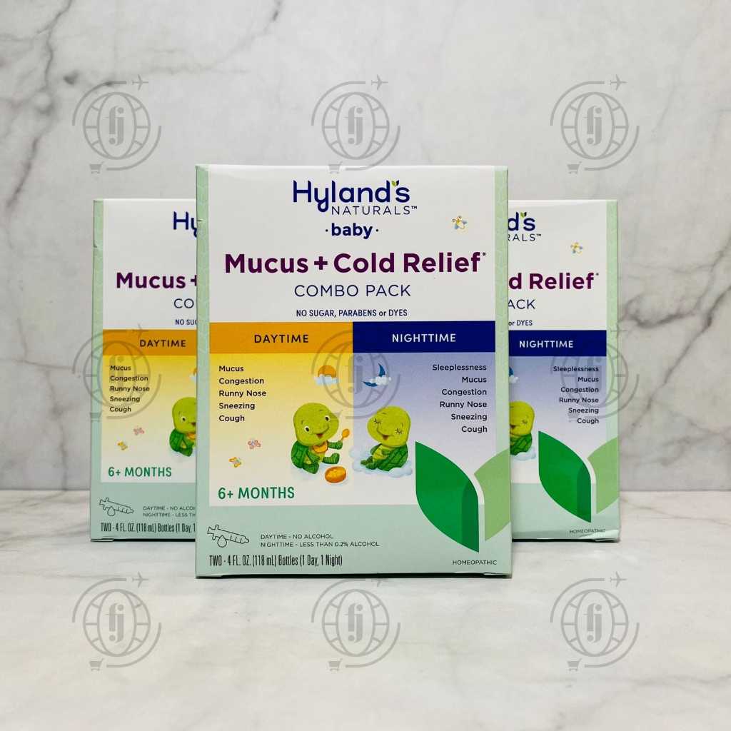 Jual Hyland's Hylands Baby Mucus + Cold Relief Daytime Nighttime Combo