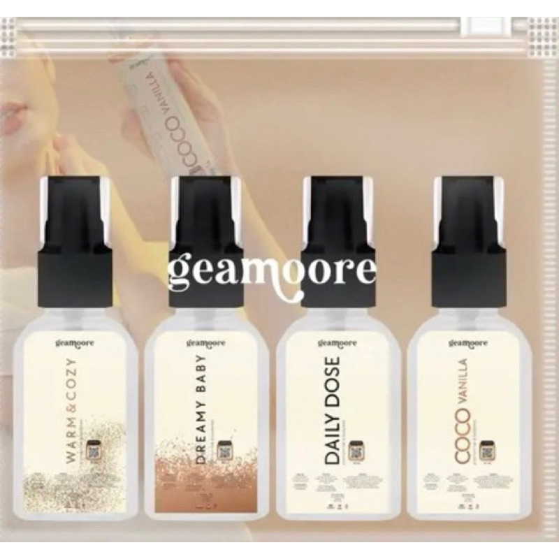 Jual [READY] GEAMOORE HAIR AND BODY MIST TRAVEL SIZE ISI 4 / GEAMOORE ...