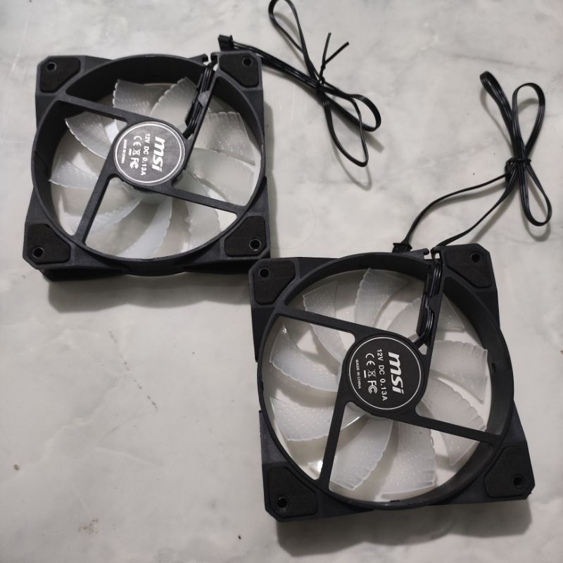 Jual Fan RGB MSI Casing Komputer PC Gaming 12cm 12 cm 12v 0.13a ...