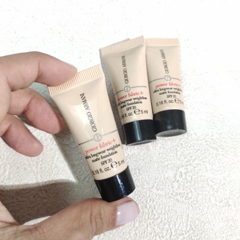 Jual power fabric+ matte foundation mini size | Shopee Indonesia