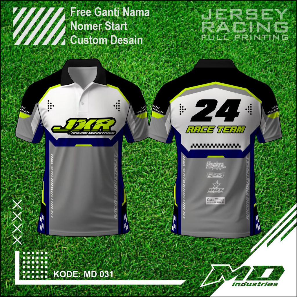 Jual Jersey Team Racing Balap ( Custom Nama ) - Jersey Racing - MD 031 ...