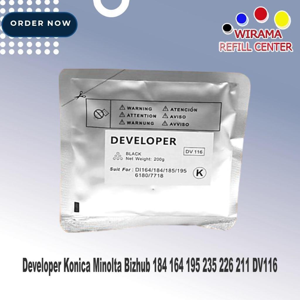 Jual Developer Konica Minolta Bizhub 184 164 195 235 226 211 DV116 ...