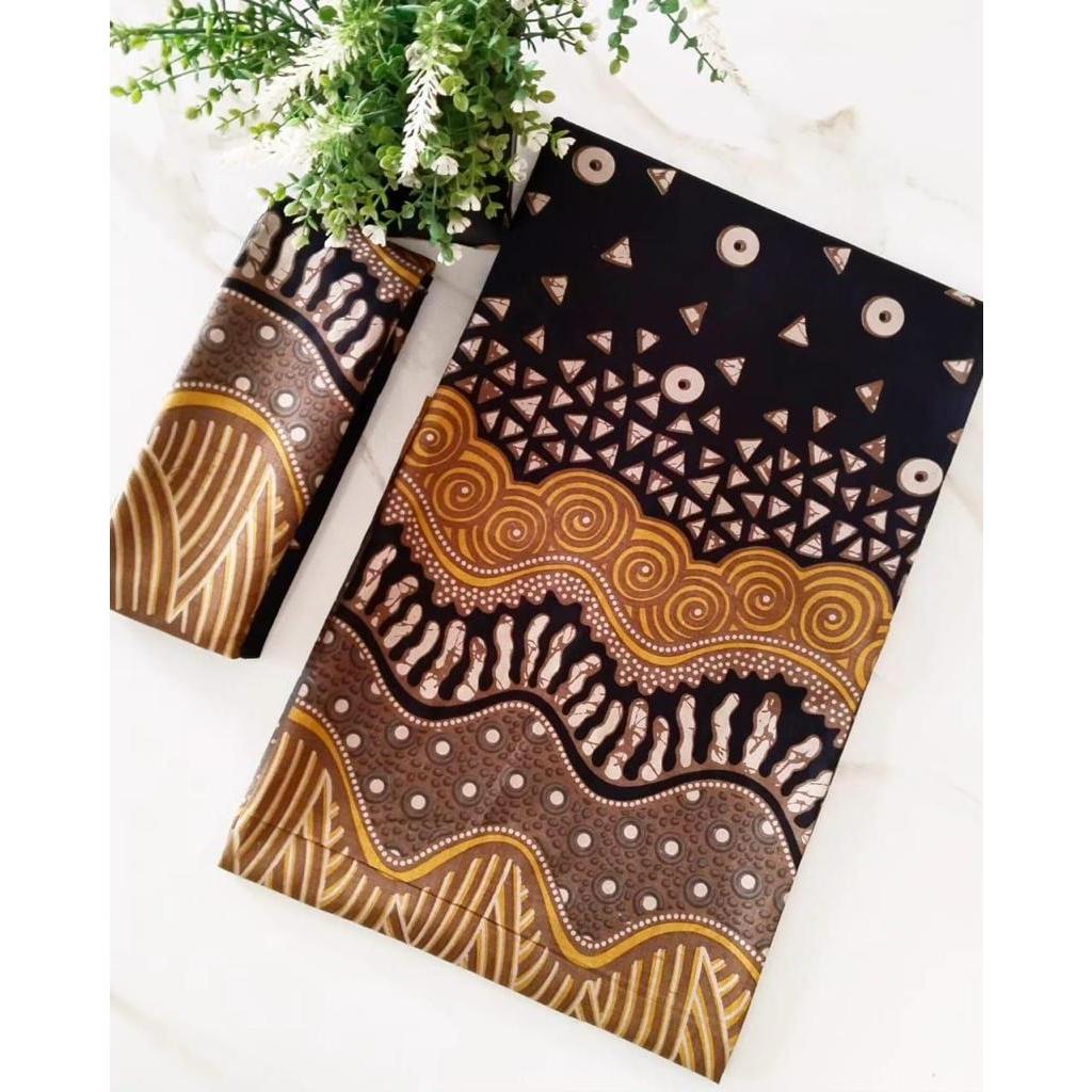 Jual Batik Printing Halus Motif cakra buana terbaru kain Bahan Baju ...