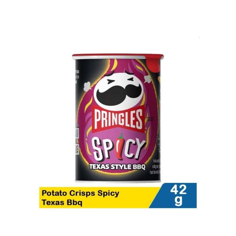 Jual Pringles Potato Crisps Texas Bbq 42g Shopee Indonesia