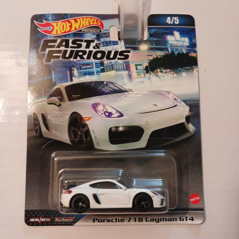 Jual Hotwheels Premium Fast Furious Porsche 718 Cayman Gt4 Diecast Hot Wheels Premium