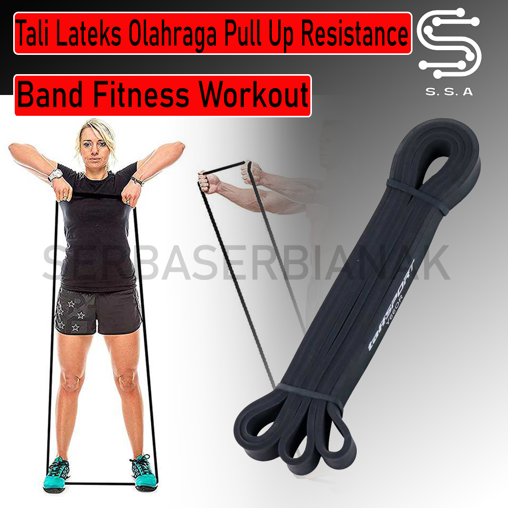 Jual TaffSPORT Tali Lateks Olahraga Pull Up Resistance Band Fitness ...