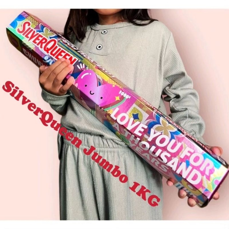 Jual SILVER QUEEN JUMBO 1KG CHUNKY BAR KING LIMITED EDITION | Shopee ...