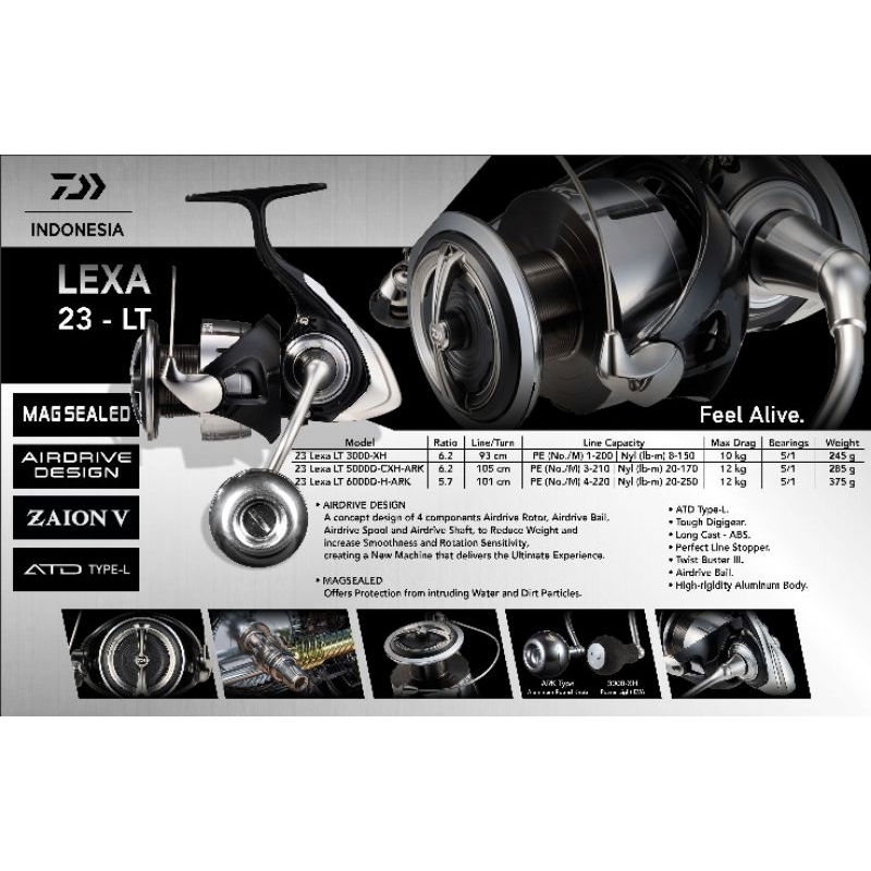 daiwa LEXA LT 6000D-H 5.7:1スピニングリール