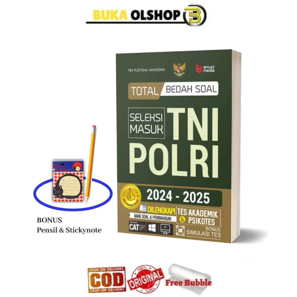 Jual Panduan Resmi Sukses Tes Tni Polri Buku Tes Tni Polri 2024 Total