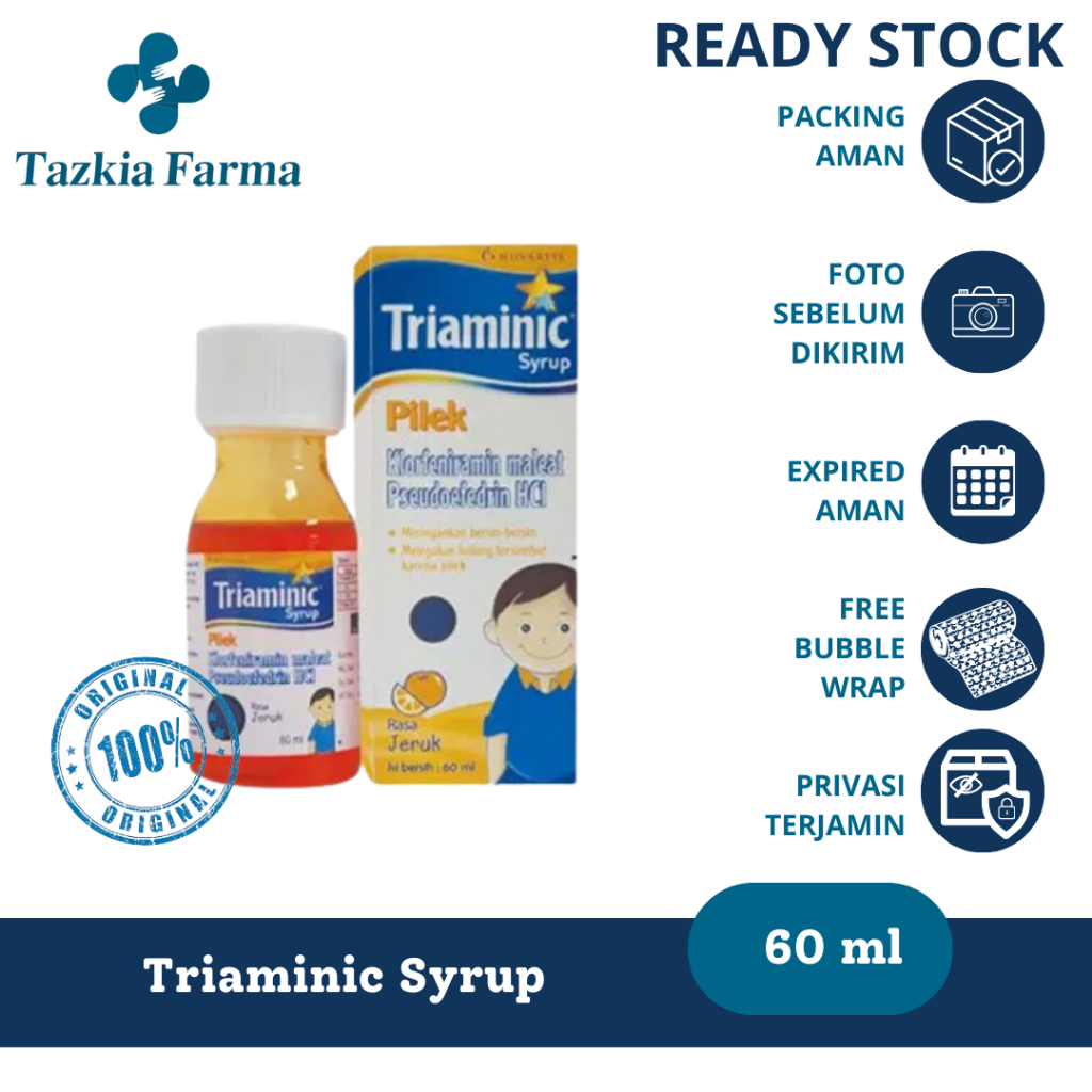 Jual Triaminic Pilek Sirup 60 ml | Shopee Indonesia