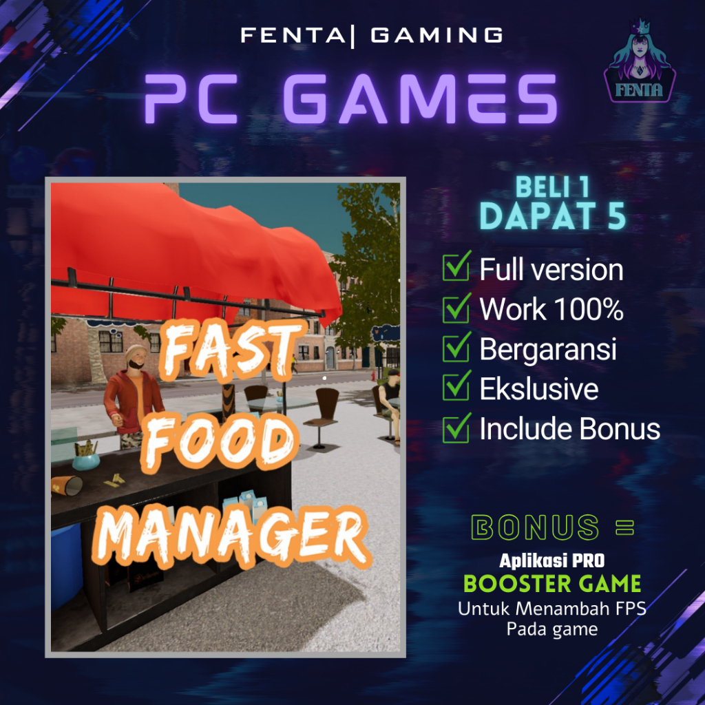 Jual FAST FOOD MANAGER - GAME PC - GAME LAPTOP | Shopee Indonesia