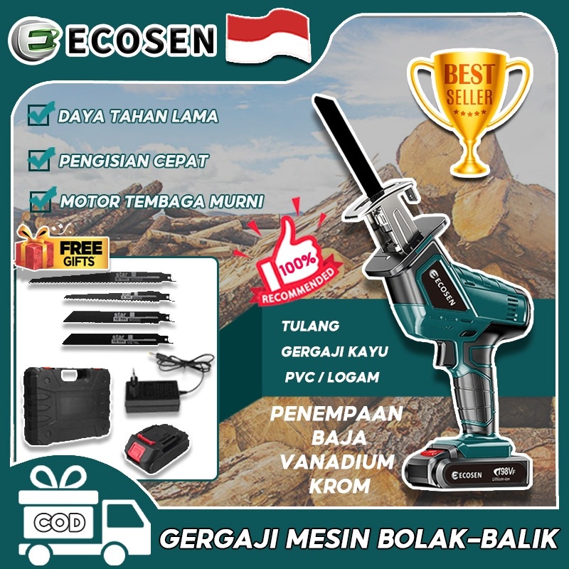 Jual Codecosen Rantai Mini Gergaji Reciprocating Chainsaw Bergaji Saw