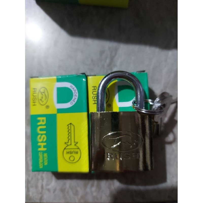 Jual Gembok Kuning KAIJING 38 mm/ Gembok untuk Pintu Rumah / Kendaraan ...