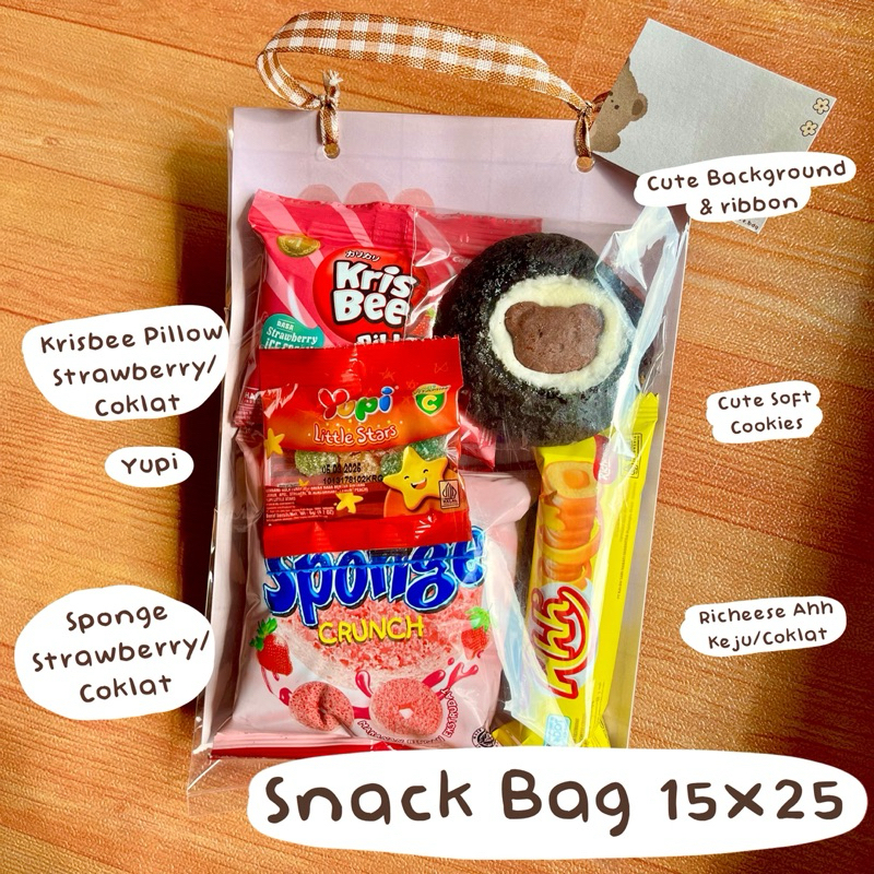 Jual MIN. ORDER 5]Snack Bag Hampers Bingkisan Hadiah Anak Ulang Tahun ...